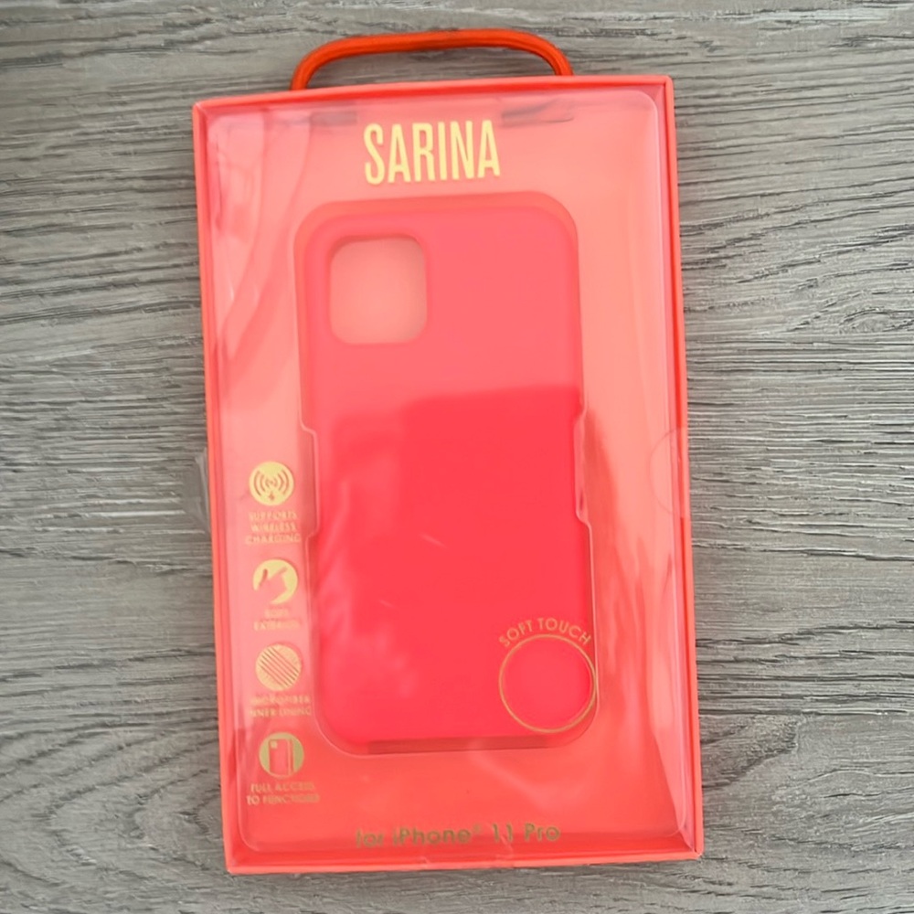 SARINA SILICONE SOFT TOUCH PHONE CASE For iPhone 11 Pro